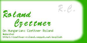 roland czettner business card